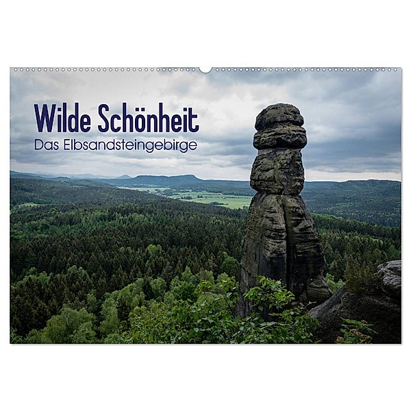 Wilde Schönheit - Das Elbsandsteingebirge (Wandkalender 2024 DIN A2 quer), CALVENDO Monatskalender, Thomas Krebs