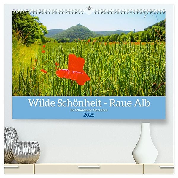 Wilde Schönheit - Raue Alb (hochwertiger Premium Wandkalender 2025 DIN A2 quer), Kunstdruck in Hochglanz, Calvendo, Christoph Maas