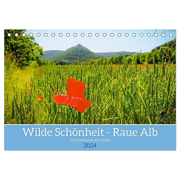 Wilde Schönheit - Raue Alb (Tischkalender 2024 DIN A5 quer), CALVENDO Monatskalender, Christoph Maas