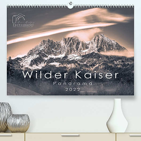 Wilder Kaiser Panorama 2023AT-Version  (Premium, hochwertiger DIN A2 Wandkalender 2023, Kunstdruck in Hochglanz), Marco Martycz