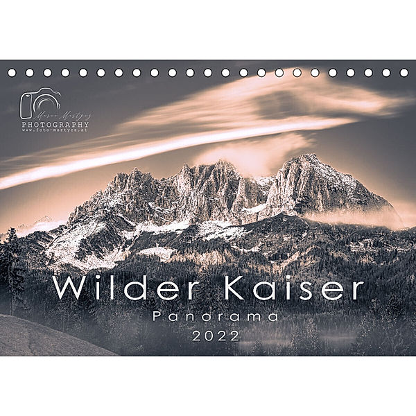 Wilder Kaiser Panorama 2023AT-Version  (Tischkalender 2023 DIN A5 quer), Marco Martycz