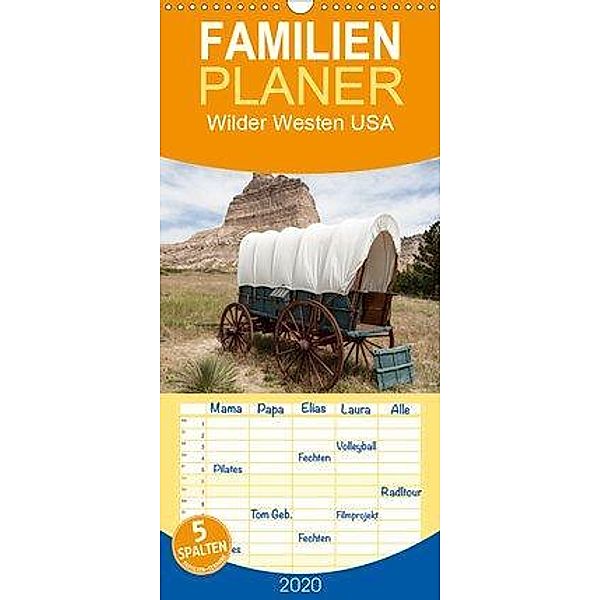 Wilder Westen USA - Familienplaner hoch (Wandkalender 2020 , 21 cm x 45 cm, hoch), Patrick Leitz