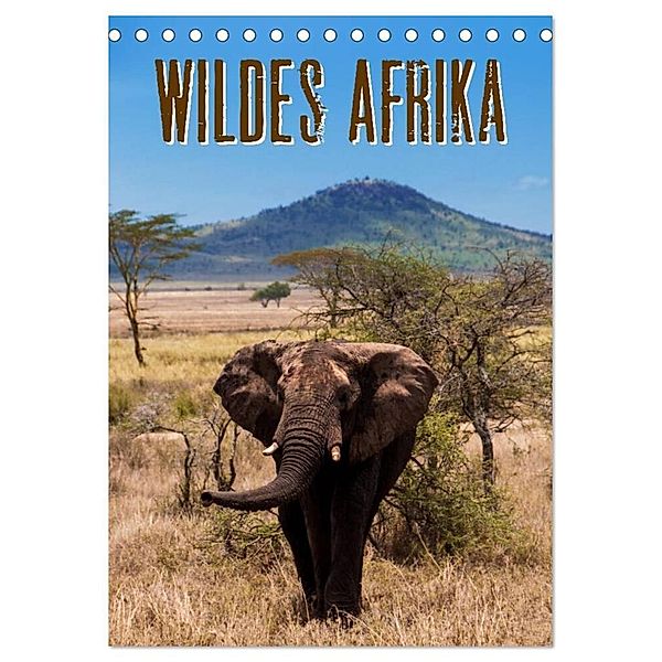 Wildes Afrika (Tischkalender 2024 DIN A5 hoch), CALVENDO Monatskalender, Frank Paul Kaiser
