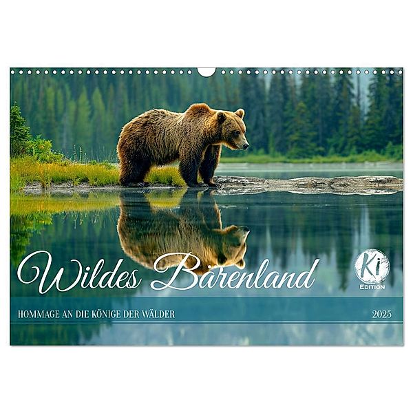 Wildes Bärenland (Wandkalender 2025 DIN A3 quer), CALVENDO Monatskalender, Calvendo, Kerstin Waurick