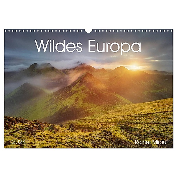Wildes Europa 2024 (Wandkalender 2024 DIN A3 quer), CALVENDO Monatskalender, Rainer Mirau
