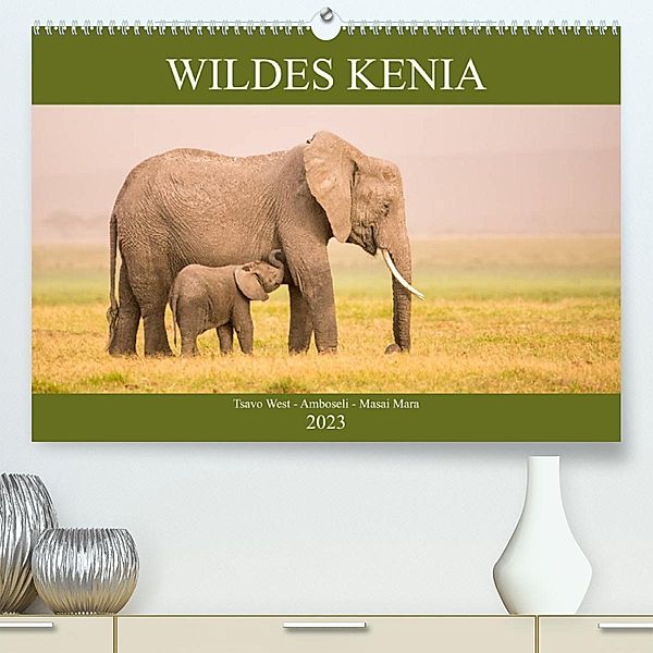 Wildes Kenia (Premium, hochwertiger DIN A2 Wandkalender 2023, Kunstdruck in Hochglanz), Martina Schikore