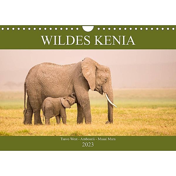Wildes Kenia (Wandkalender 2023 DIN A4 quer), Martina Schikore