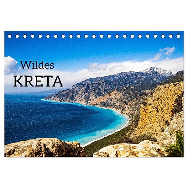 Wildes Kreta (Tischkalender 2024 DIN A5 quer), CALVENDO Monatskalender, David Neumeyer