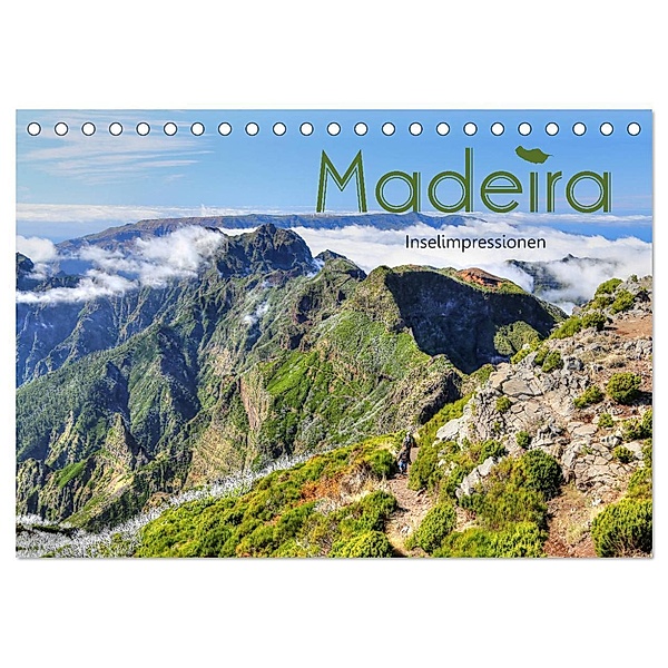 Wildes Madeira - Inselimpressionen (Tischkalender 2024 DIN A5 quer), CALVENDO Monatskalender, Dirk Stamm