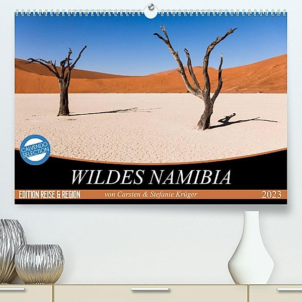 Wildes Namibia (Premium, hochwertiger DIN A2 Wandkalender 2023, Kunstdruck in Hochglanz), Stefanie Krüger