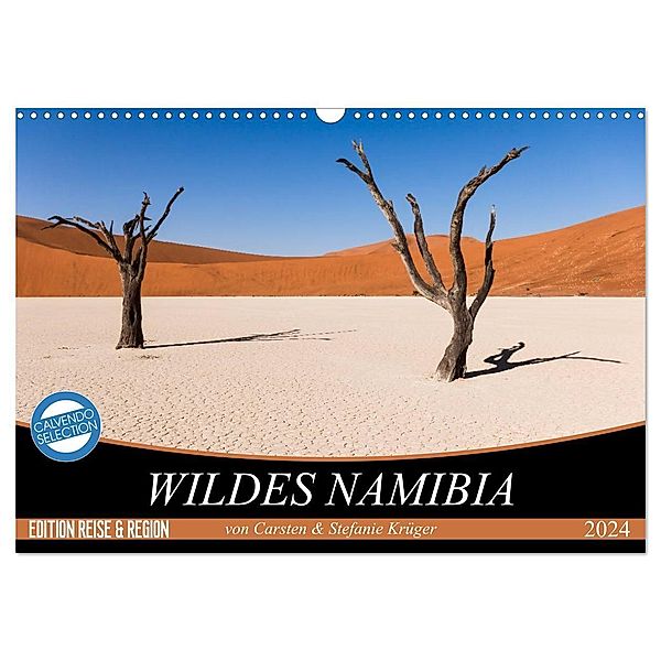 Wildes Namibia (Wandkalender 2024 DIN A3 quer), CALVENDO Monatskalender, Stefanie Krüger