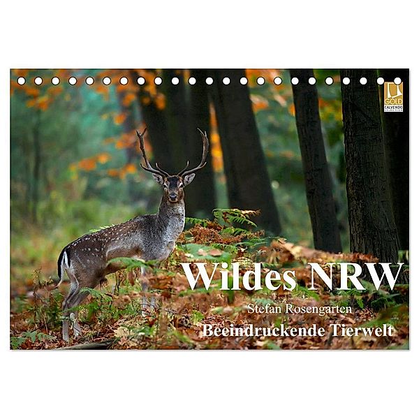 Wildes NRW - Beeindruckende Tierwelt (Tischkalender 2024 DIN A5 quer), CALVENDO Monatskalender, Stefan Rosengarten