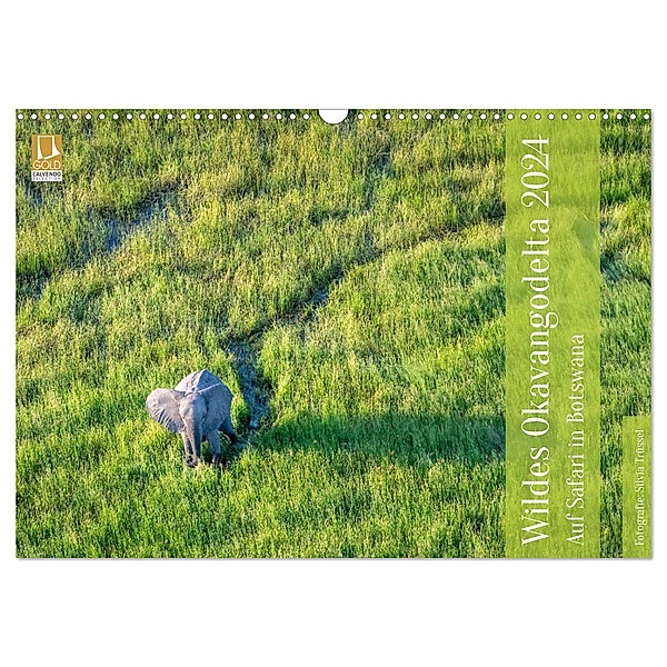 Wildes Okavangodelta (Wandkalender 2024 DIN A3 quer), CALVENDO Monatskalender, Silvia Trüssel