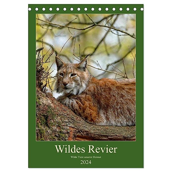 Wildes Revier (Tischkalender 2024 DIN A5 hoch), CALVENDO Monatskalender, Roland Brack