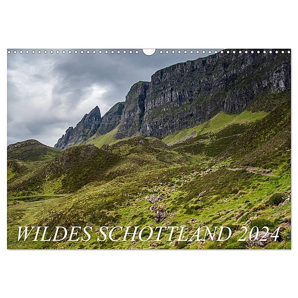 Wildes Schottland 2024 (Wandkalender 2024 DIN A3 quer), CALVENDO Monatskalender, Katja Jentschura