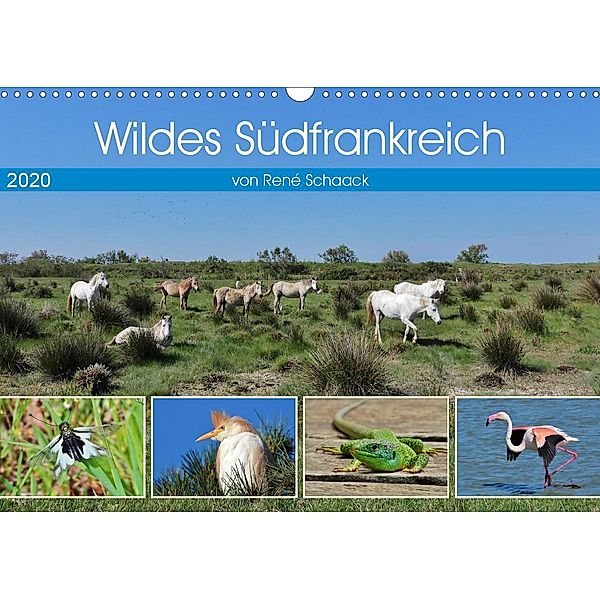 Wildes Südfrankreich (Wandkalender 2020 DIN A3 quer), René Schaack