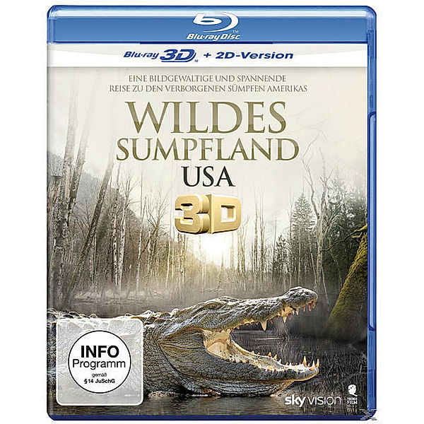 Wildes Sumpfland USA 3D, 1 Blu-ray