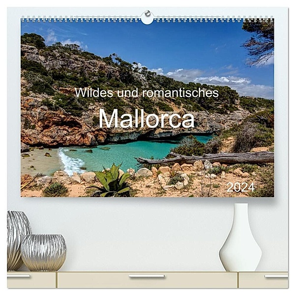 Wildes und romantisches Mallorca (hochwertiger Premium Wandkalender 2024 DIN A2 quer), Kunstdruck in Hochglanz, Jürgen Seibertz