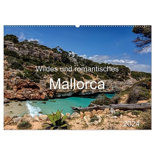 Wildes und romantisches Mallorca (Wandkalender 2024 DIN A2 quer), CALVENDO Monatskalender, Jürgen Seibertz