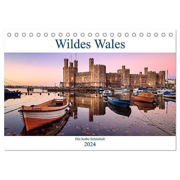 Wildes Wales (Tischkalender 2024 DIN A5 quer), CALVENDO Monatskalender, Urte Kortjohann Photography