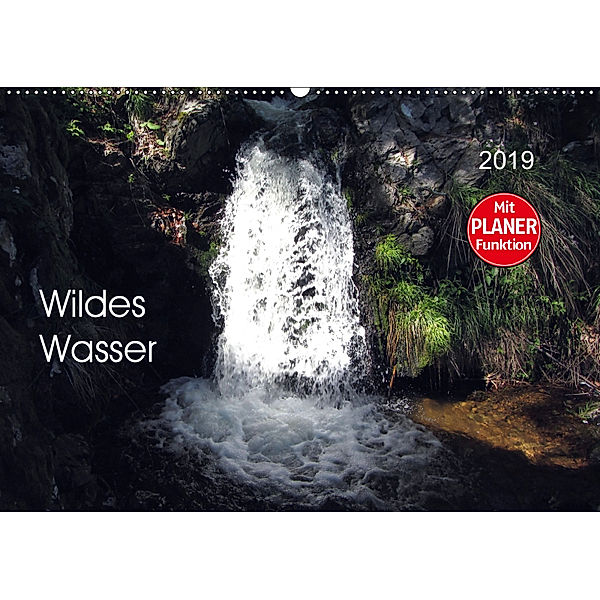 Wildes Wasser (Wandkalender 2019 DIN A2 quer), Angelika keller