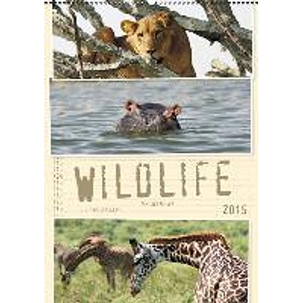 Wildlife 2015 / Familienplaner (Wandkalender 2015 DIN A2 hoch), Stefanie Schweers