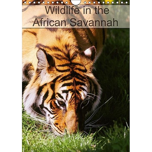 Wildlife in the African Savannah (Wall Calendar 2017 DIN A4 Portrait), Dominique Leroy