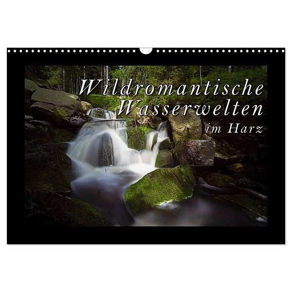 Wildromantische Wasserwelten im Harz (Wandkalender 2024 DIN A3 quer), CALVENDO Monatskalender, Andreas Levi