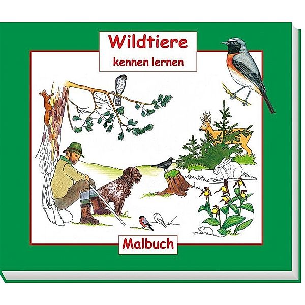 Wildtiere kennen lernen, Malbuch, Hubert Zeiler