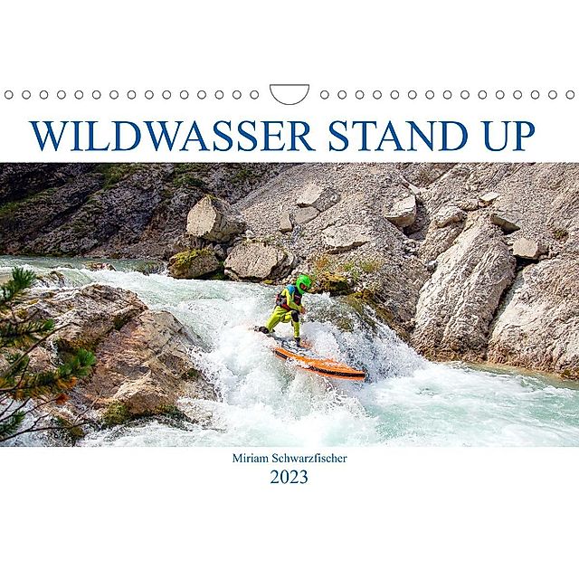 Wildwasser Stand up Wandkalender 2023 DIN A4 quer - Kalender bestellen
