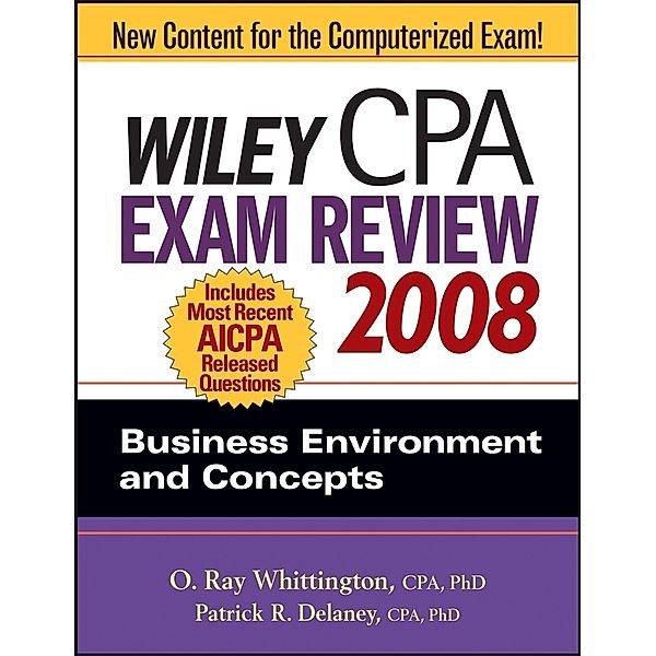 Wiley CPA Exam Review 2008, O. Ray Whittington, Patrick R. Delaney