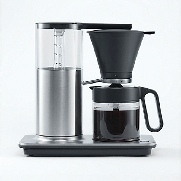 WILFA Filterkaffeemaschine, Kaffeemaschine aus Stahl mit Glaskanne, mit 1 Liter Füllmenge, automatische Tropfstopp-Funkt