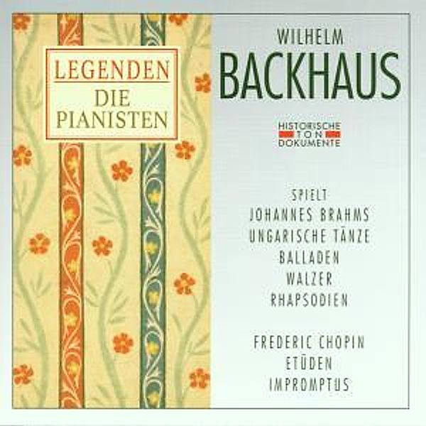 Wilhelm Backhaus, Wilhelm Backhaus