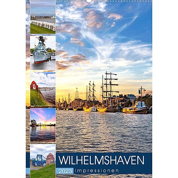 Wilhelmshaven Impressionen (Wandkalender 2023 DIN A2 hoch), Andrea Dreegmeyer