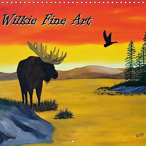 Wilkie Fine Art Canada (Wall Calendar 2018 300 × 300 mm Square), Doug Wilkie