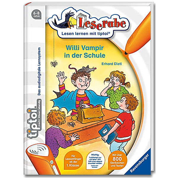 Willi Vampir in der Schule / Leserabe tiptoi® Bd.3, Erhard Dietl