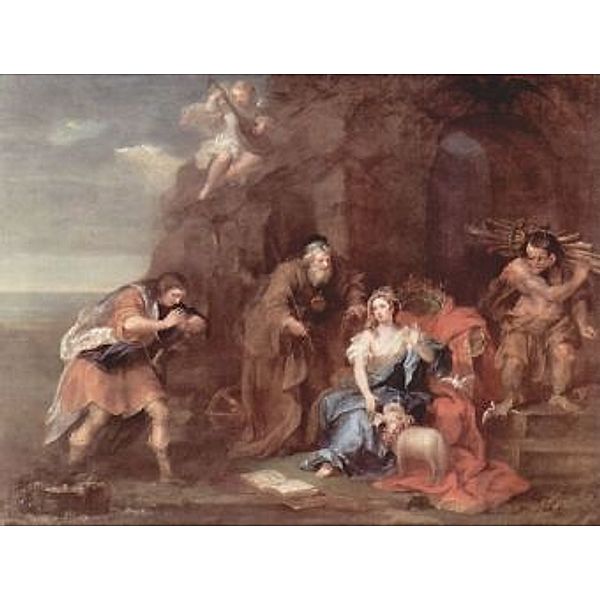 William Hogarth - Gemälde nach Shakespeares Sturm, Szene: Prospero und Miranda - 1.000 Teile (Puzzle)