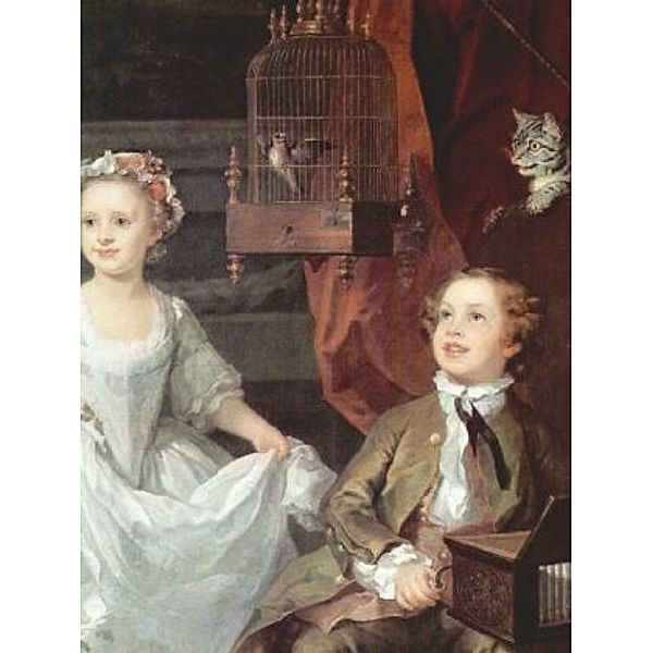 William Hogarth - Porträt der Graham Kinder, Detail - 100 Teile (Puzzle)