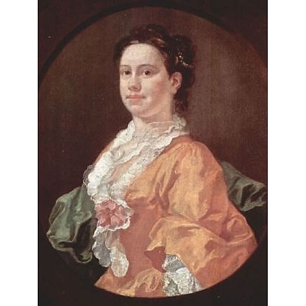 William Hogarth - Porträt der Madam Salter - 200 Teile (Puzzle)