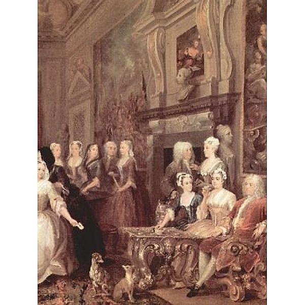 William Hogarth - Versammlung im Wanstead House, Sir Richard Child, seiner Frau Dorothy und Tochter - 1.000 Teile (Puzzl