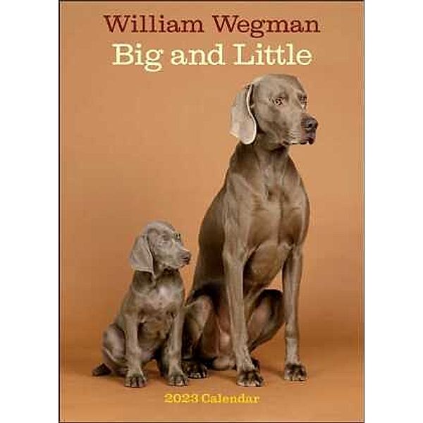 William Wegman Big and Little 2023 Wall Calendar, William Wegman