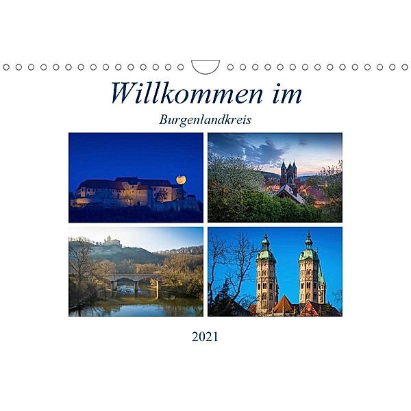 Willkommen im Burgenlandkreis (Wandkalender 2021 DIN A4 quer), Martin Wasilewski