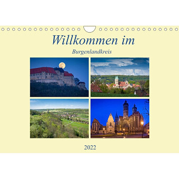 Willkommen im Burgenlandkreis (Wandkalender 2022 DIN A4 quer), Martin Wasilewski