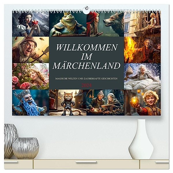 Willkommen im Märchenland (hochwertiger Premium Wandkalender 2024 DIN A2 quer), Kunstdruck in Hochglanz, Dirk Meutzner
