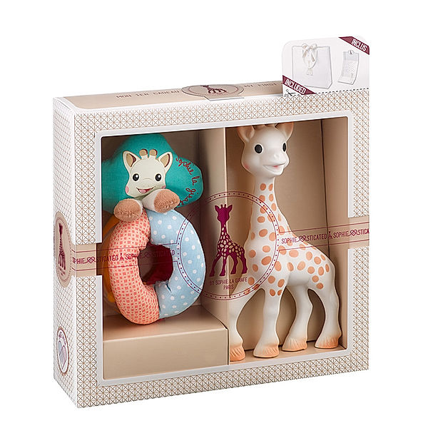 Vulli Willkommensgruß-Set NO.2 SOPHIE LA GIRAFE® 2-teilig in bunt