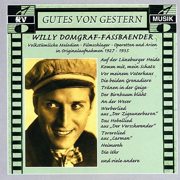 Willy Domgraf-Fassbaender, Willy Domgraf-Fassbaender
