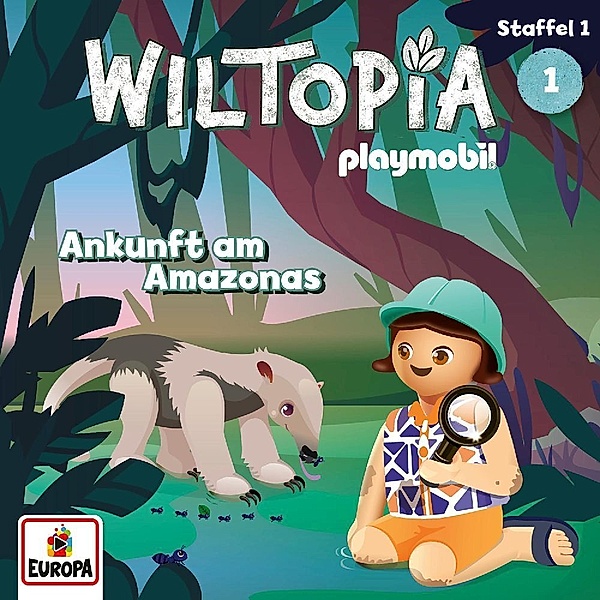 Wiltopia - Ankunft am Amazonas,1 Audio-CD, PLAYMOBIL Hörspiele
