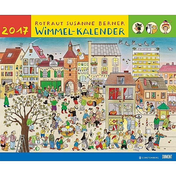 Wimmel-Kalender 2017, Rotraut Susanne Berner