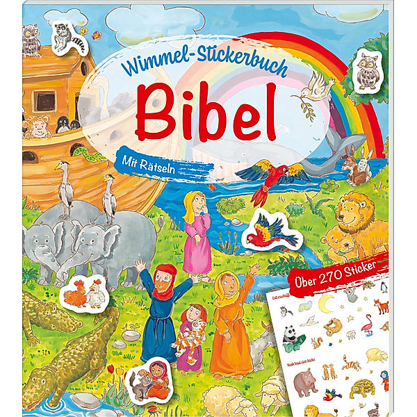 Wimmel-Stickerbuch Bibel, Melissa Schirmer