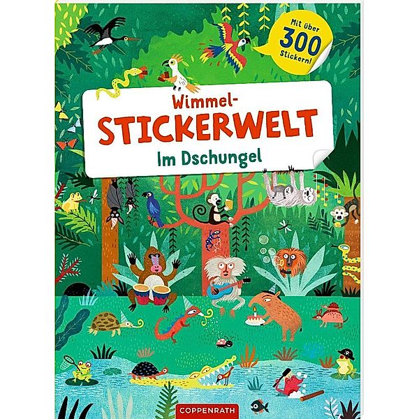 Wimmel-Stickerwelt - Im Dschungel